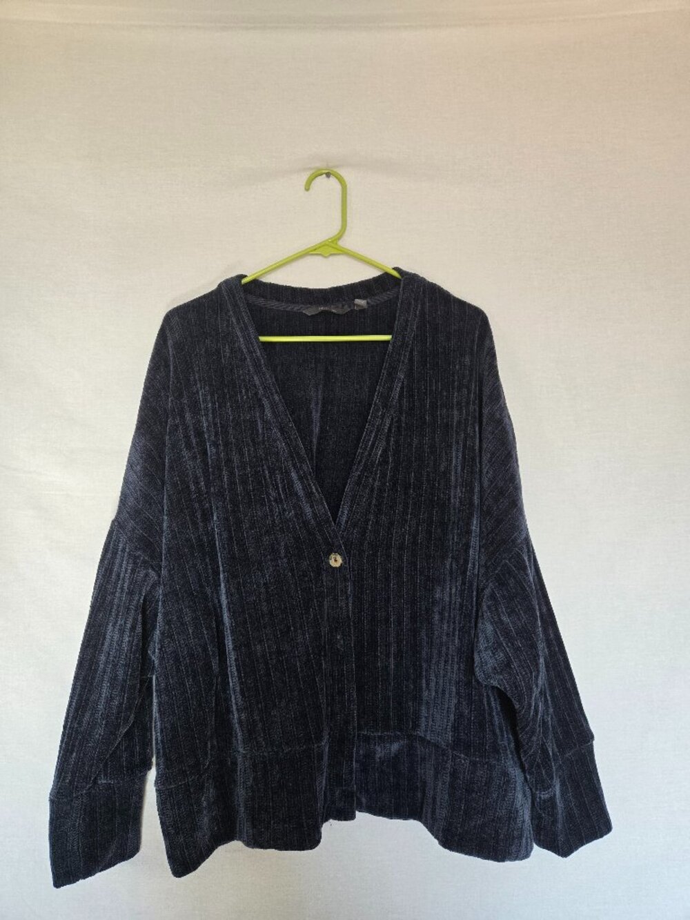 Any Body Navy Cardigan w/Dolman Sleeves Size XL